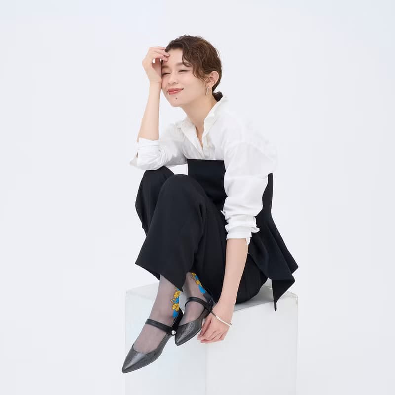 CARRIE GLITTER　(BLACK) PVC POINTED TOE FLAT SHOES ポインテッドトゥ パンプス