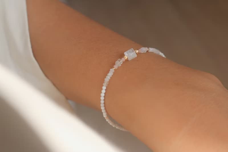 手鍊 蛋白石 月光石 - 意外驚喜 -