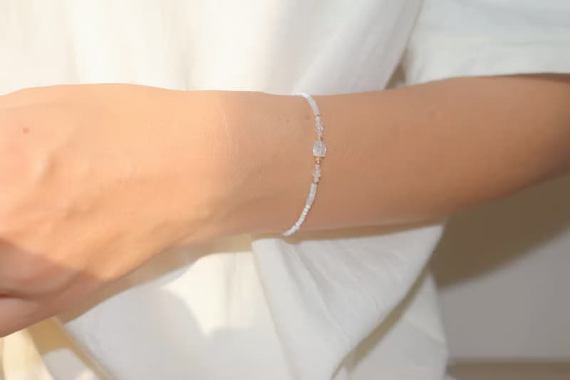 手鍊 蛋白石 月光石 - 意外驚喜 -