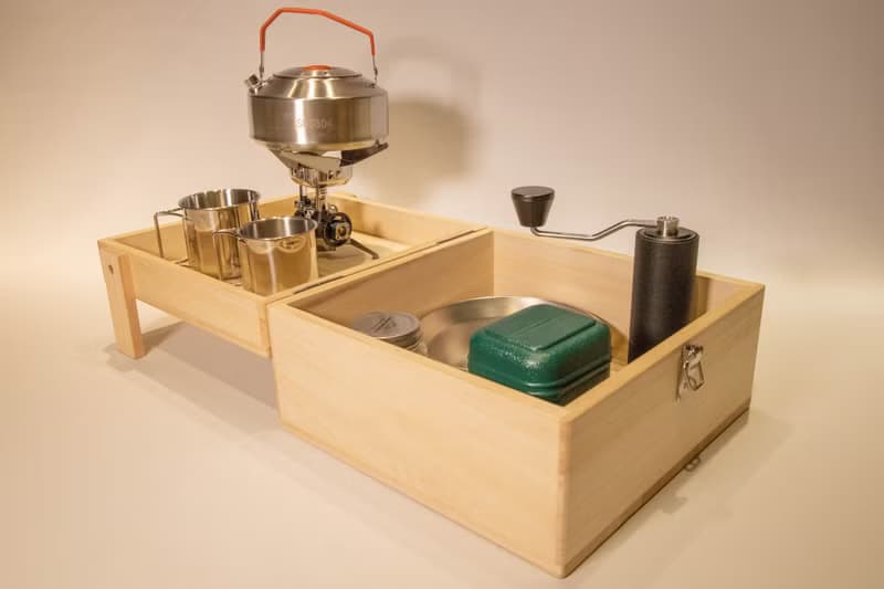 【新品】【非木不可】輕量行動咖啡箱丨不含拍攝物件