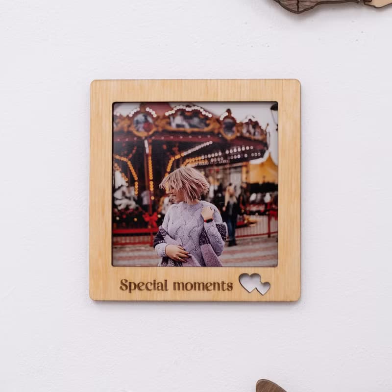 Wooden Photo Frames Wall Decor, Picture Frames, Housewarming Gift for Home