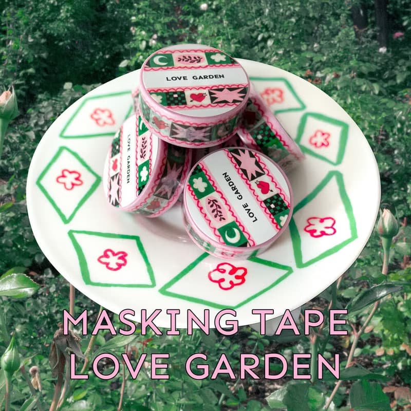 LOVE GARDEN Masking Tape
