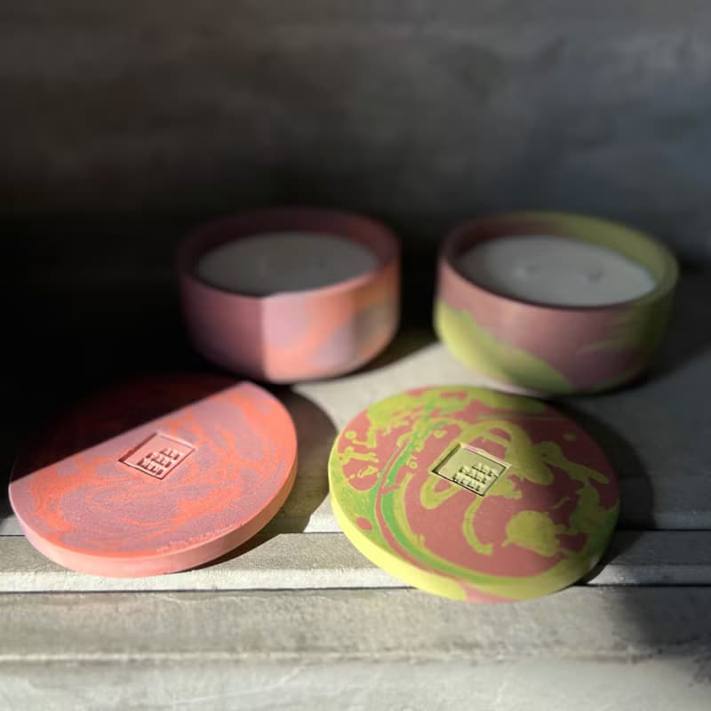 Artpartment 香氛雙芯蠟燭 | 手作 | 水泥杯 | 大豆蠟