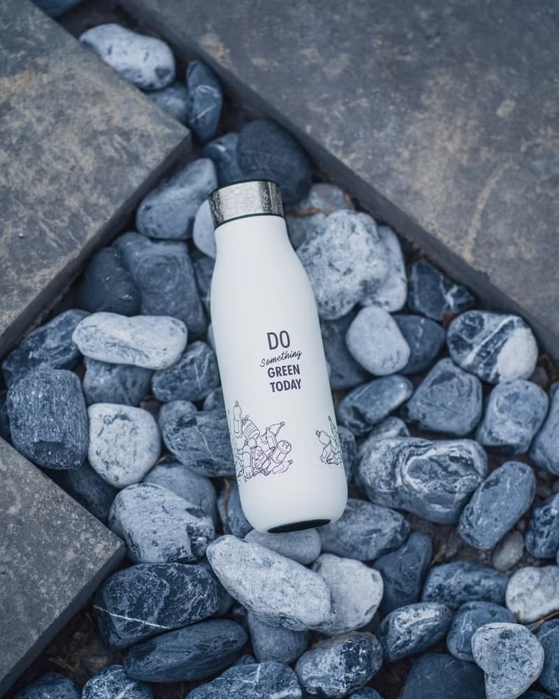 01LIV x wbottle 500ml不銹鋼雙層真空茶滤防漏易潔保溫瓶 環保杯