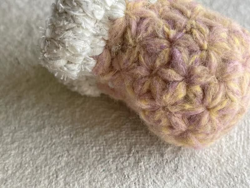 Knitting 生命之花束口袋 - 沙漠玫瑰