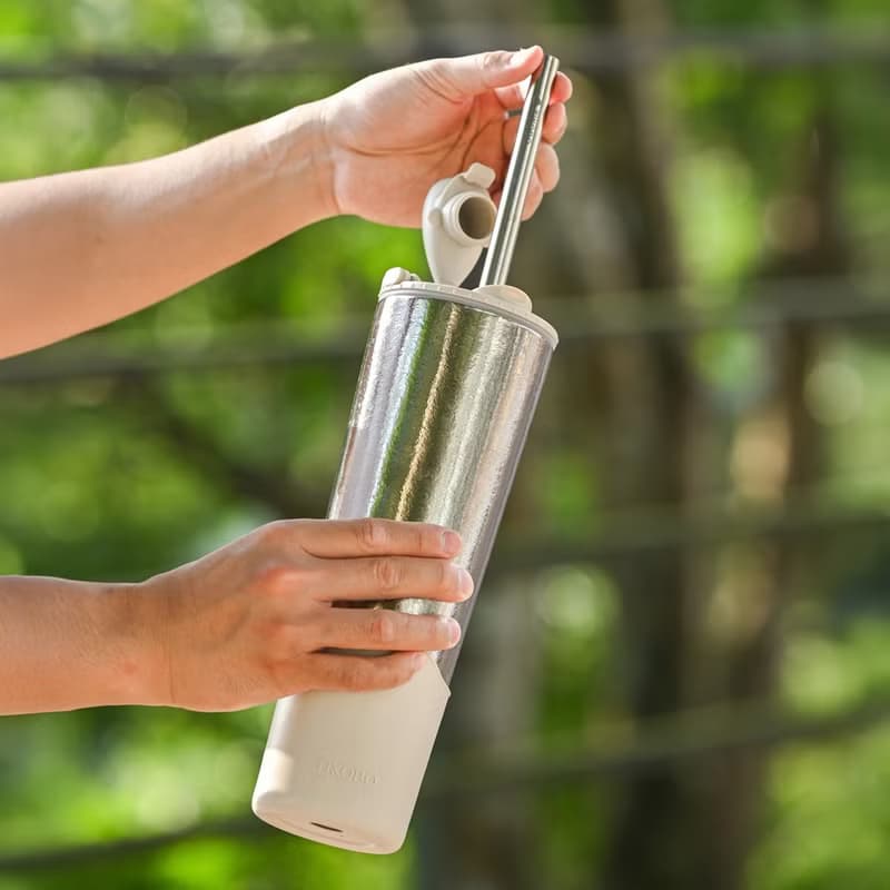 【贈備品】純鈦鯨魚杯1000ml/冰霸杯/保冰杯/環保吸管杯/禮物