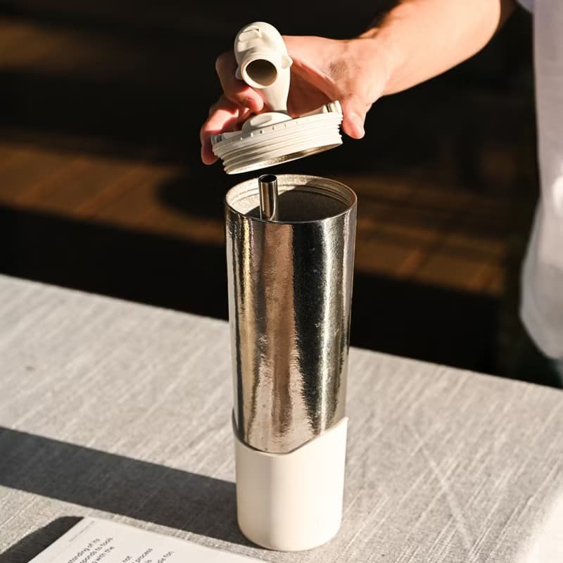 【贈備品】純鈦鯨魚杯1000ml/冰霸杯/保冰杯/環保吸管杯/禮物