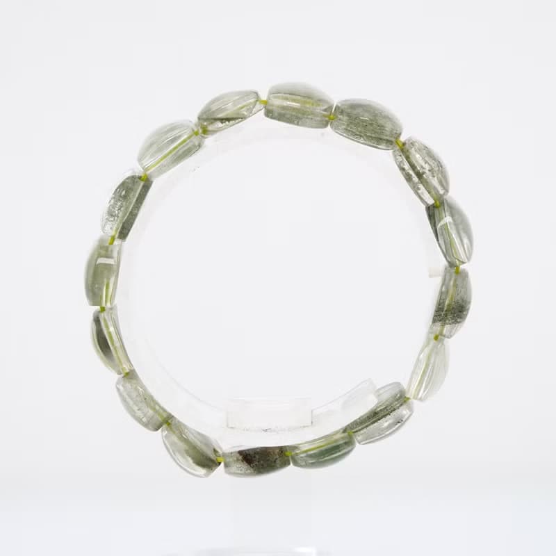 寶麗金珠寶-天然綠幽靈水晶手排