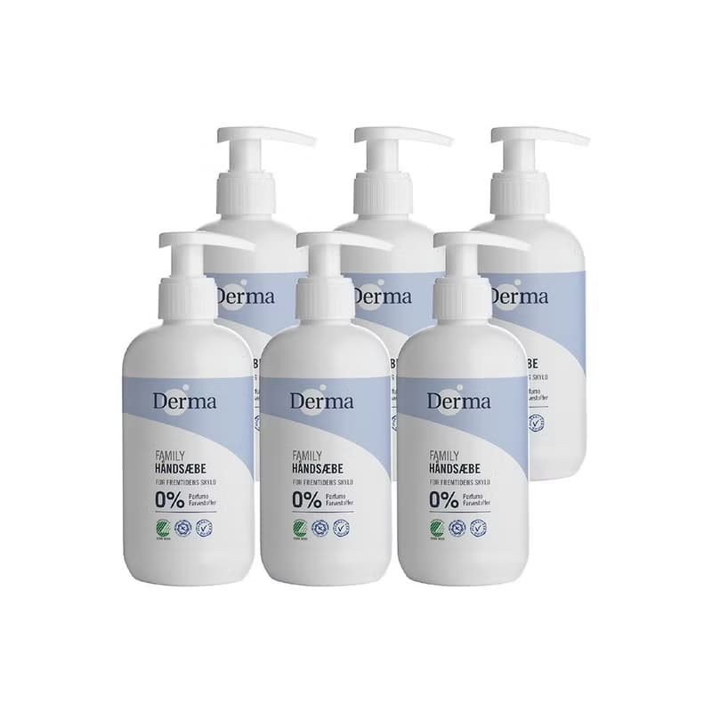 【寶貝好禮】Derma保濕洗手露六入組 防疫
