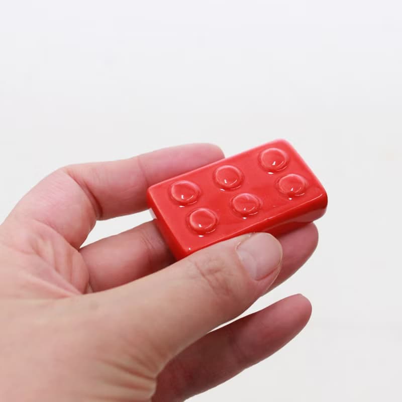 Block Chopstick Rest Ceramic Gift Present Tableware Colourful Cutlery Kitchen