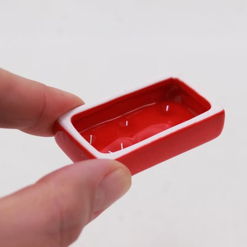 Block Chopstick Rest Ceramic Gift Present Tableware Colourful Cutlery Kitchen