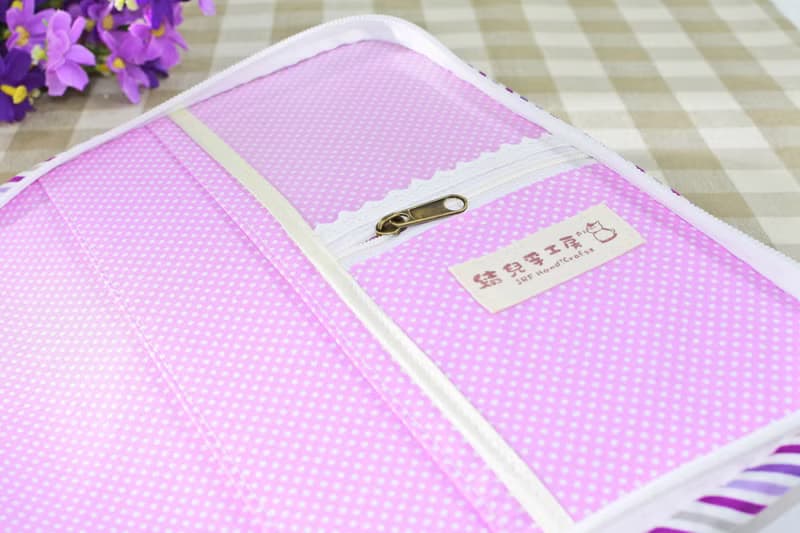 媽媽寶寶手冊 A5size布書衣 手帳書套 紫色蝴蝶飛舞款