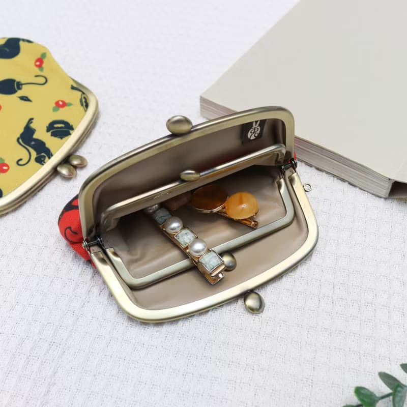 宇治親子口金包-茶花