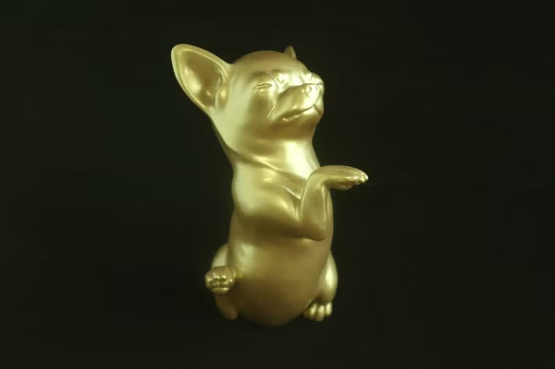 釩墉創藝  【金舞吉=金有錢】    跳舞的金色吉娃娃