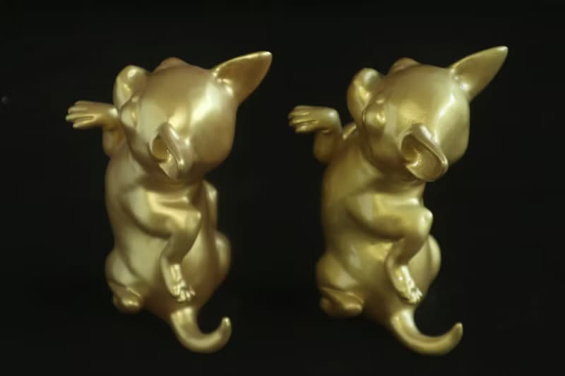 釩墉創藝  【金舞吉=金有錢】    跳舞的金色吉娃娃