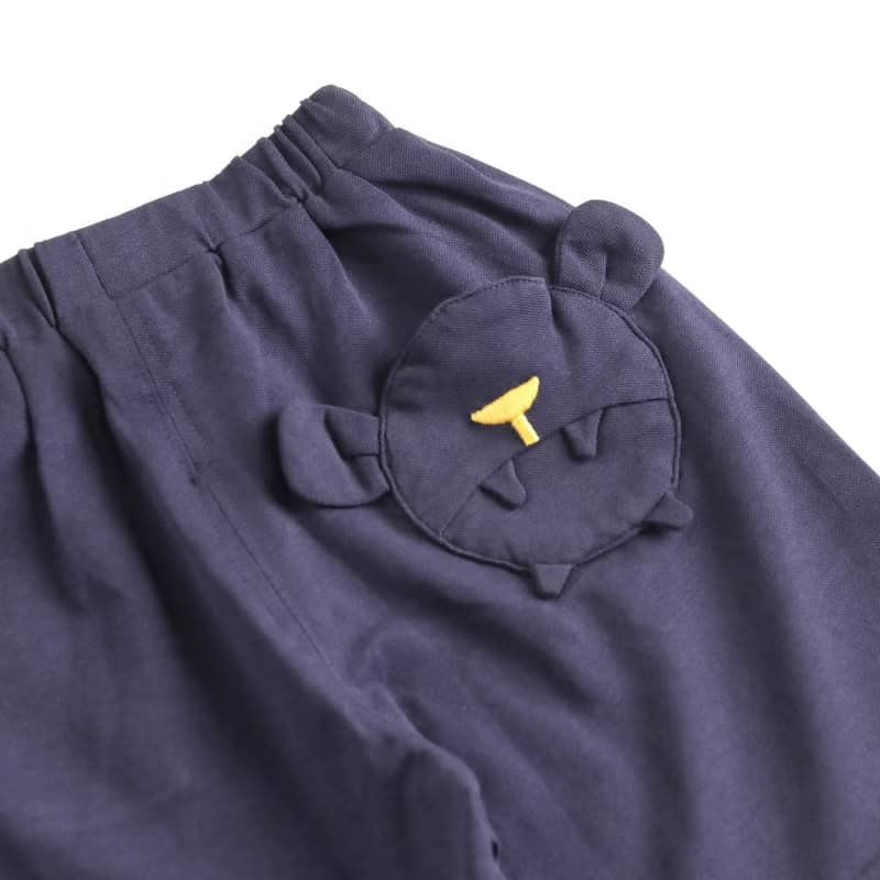 BIR 造型刺繡七分褲