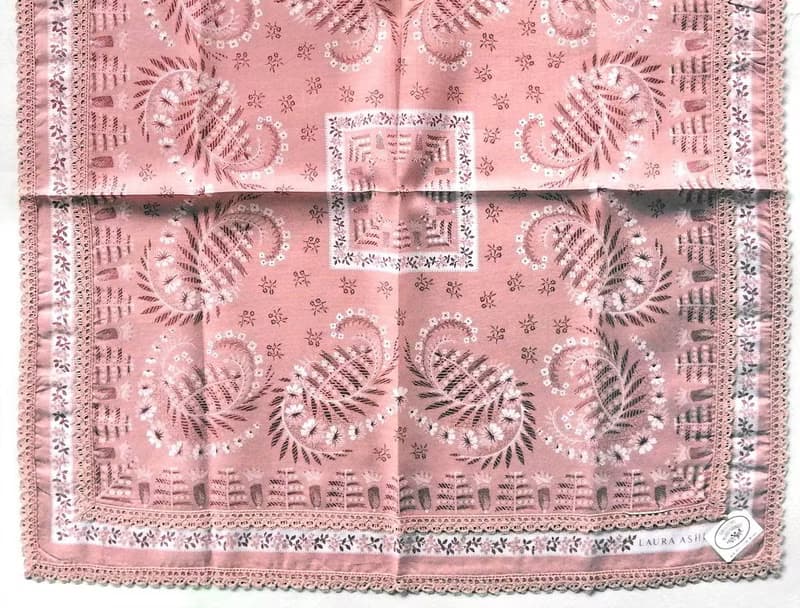 Laura Ashley Vintage Handkerchief Floral 18 x 17.5 inches