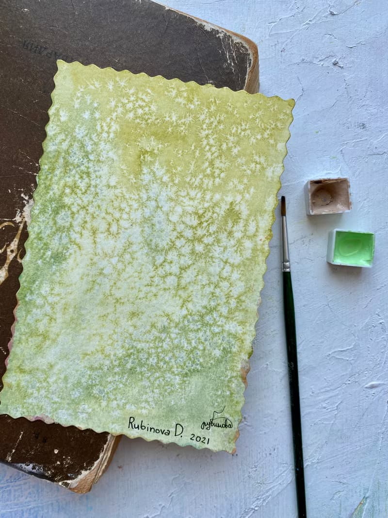 缩略图 水彩画 手工制作 夏天 绿色 小 绘图 礼物