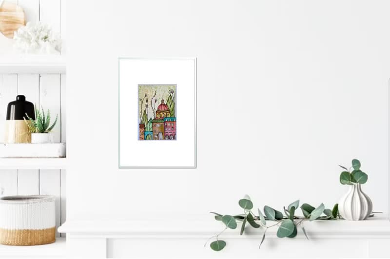 缩略图 水彩画 手工制作 夏天 绿色 小 绘图 礼物