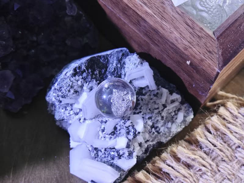 山形水晶珠|特別較稀有|金屬水晶|收藏品|水晶療癒師