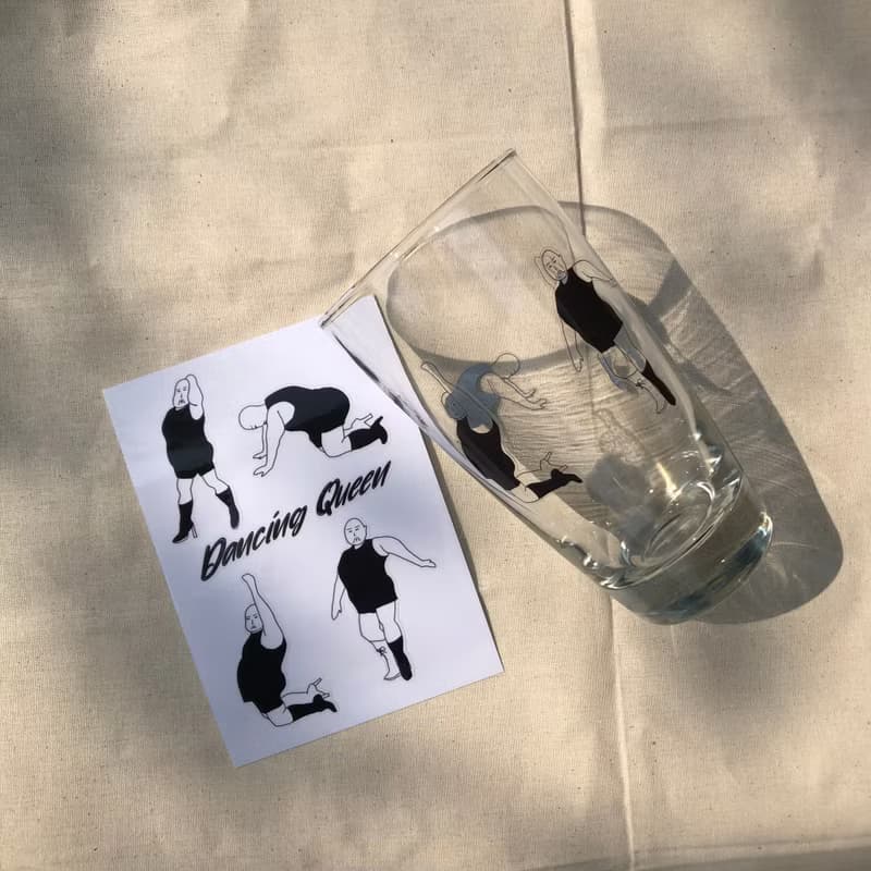 搞怪舞后手繪貼紙組   可愛又有趣的個性風貼紙 文具 畢業 手帳