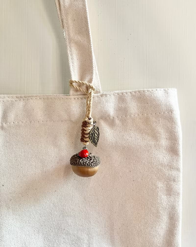 植物吊飾-天然橡實/小西氏石櫟/乾燥果實