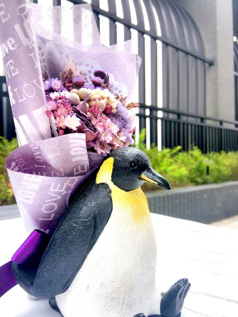 乾燥小花束-LOVE紫色情迷 附卡片 告白花束