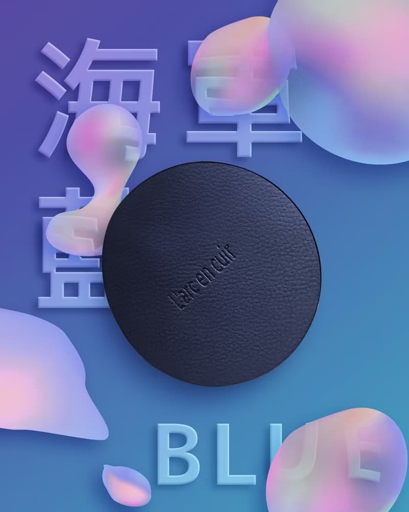 防撥水真皮革杯墊 隔熱墊 四入組