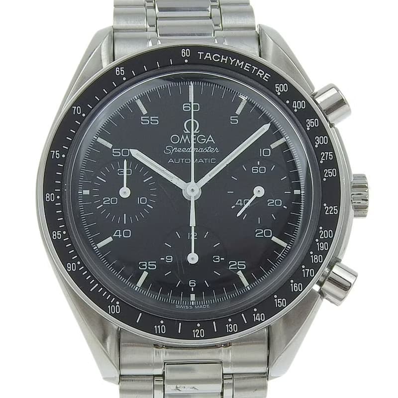 【日本直送】オメガ OMEGA スピードマスター 腕時計 cal.3220 3510.50 SS 自動巻き クロノグラフ 黒文字盤 メンズ【中古】