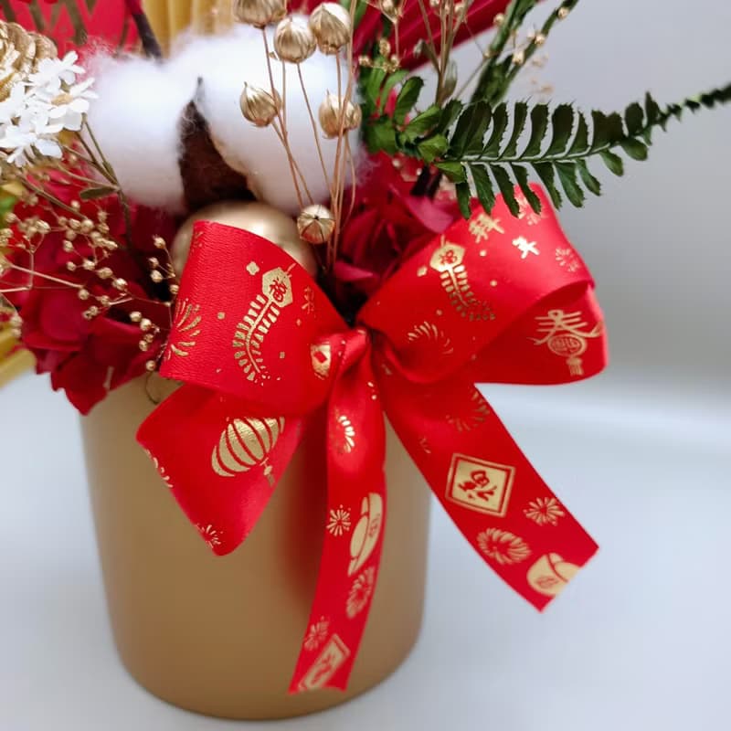 新年限定春節花禮 / 永生花盆花 / 新年花禮 永生花 年節禮物