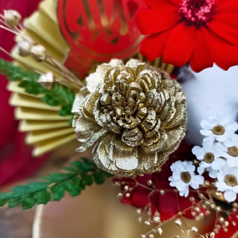 新年限定春節花禮 / 永生花盆花 / 新年花禮 永生花 年節禮物