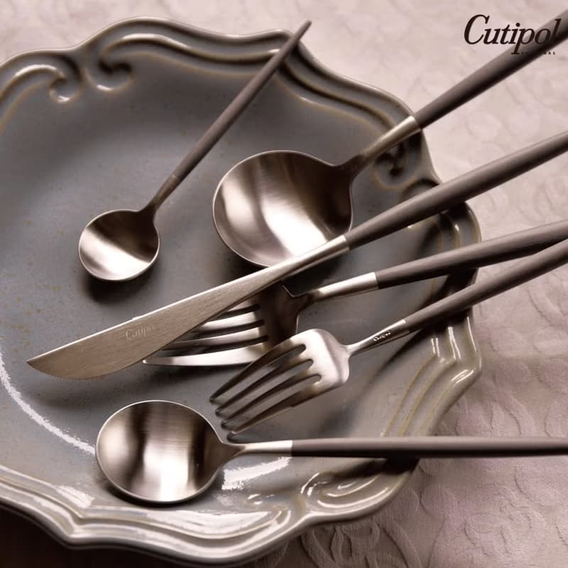 葡萄牙Cutipol GOA系列白柄12.5cm咖啡匙