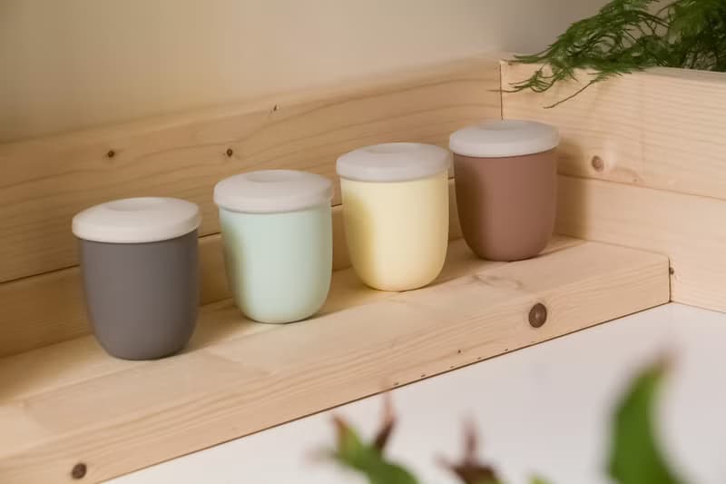 Besovida I 全矽膠小雙杯－黑岩灰