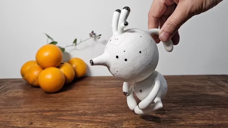 現代雅致茶壺【祿禪子】茶藝空間陶藝雕塑