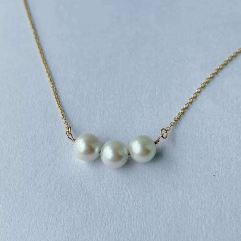 日本Akoya珍珠  項鍊 14KGF