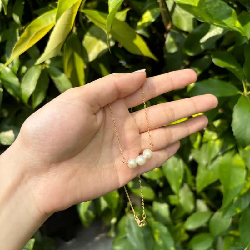 日本Akoya珍珠  項鍊 14KGF