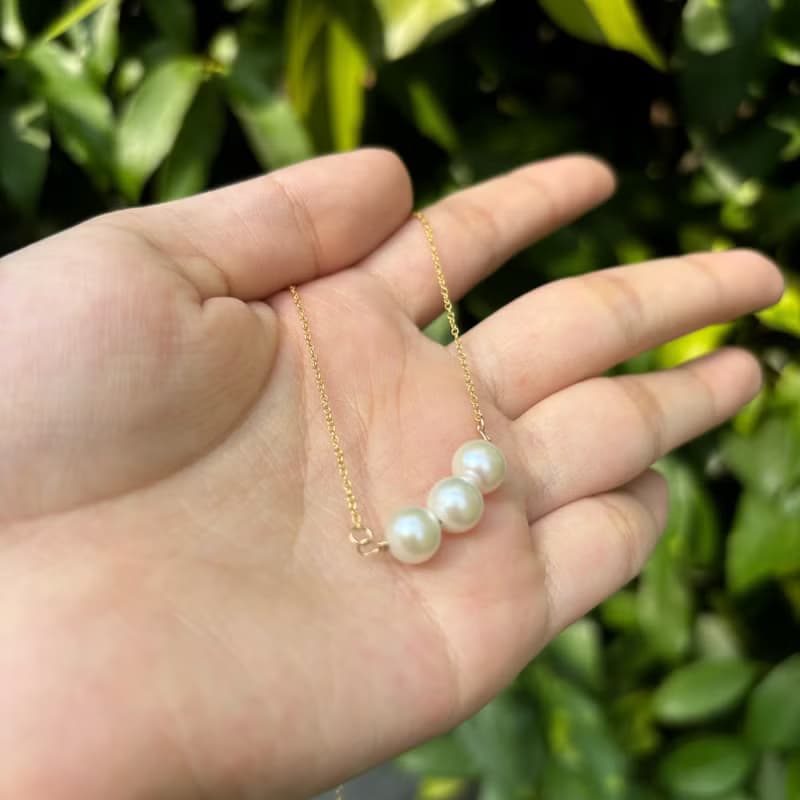 日本Akoya珍珠  項鍊 14KGF