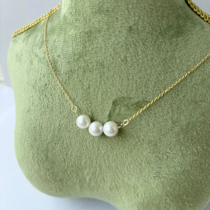 日本Akoya珍珠  項鍊 14KGF