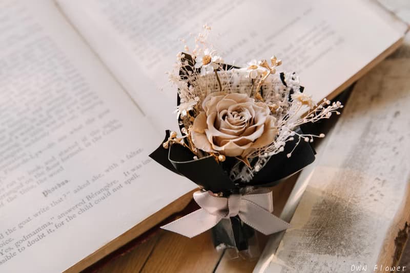 迷你花束/玫瑰小花束/永生花束/不凋花花束/車用香氛/車用擴香/花