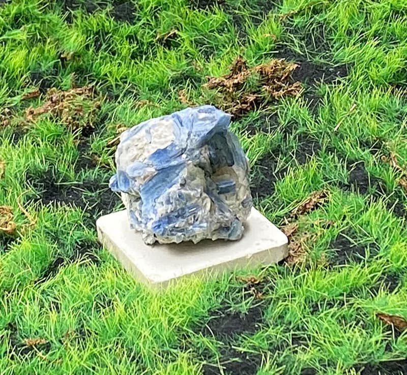 天然原礦藍晶石共生金雲母 療癒 招財 溝通 表達 觀察力 快速出貨