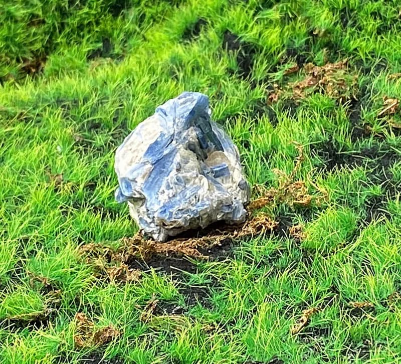 天然原礦藍晶石共生金雲母 療癒 招財 溝通 表達 觀察力 快速出貨