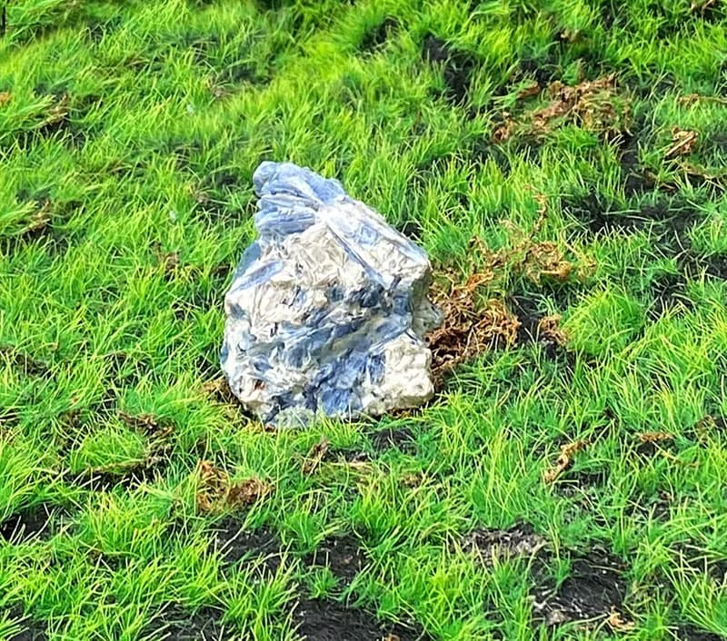 天然原礦藍晶石共生金雲母 療癒 招財 溝通 表達 觀察力 快速出貨