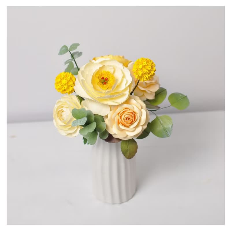 Shining Roes- Paper Flowers Bunch In Craft Box