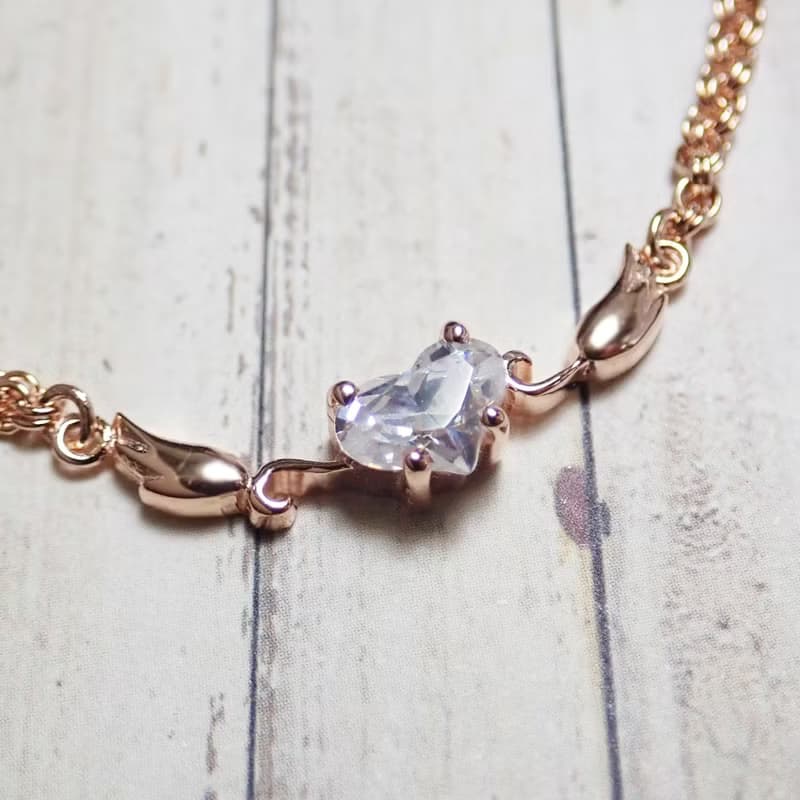 【比法一生】純銀手鍊—愛心翅膀手鍊