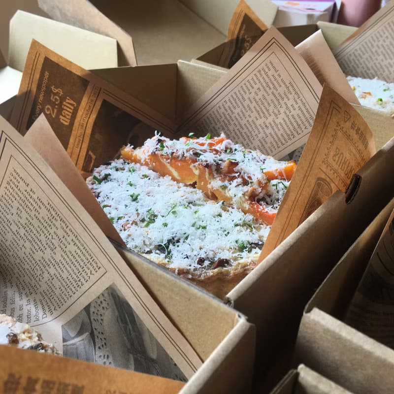 六吋 鹹派雙拼 1/2松露菌菇鹹派 & 1/2南瓜雞肉鹹派
