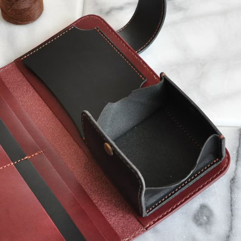 カード収納重視の長財布　No.2　ブッテーロ