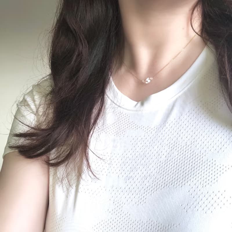 赫基蒙項鍊 鎖骨鍊 天然雙尖水晶~清澄女孩