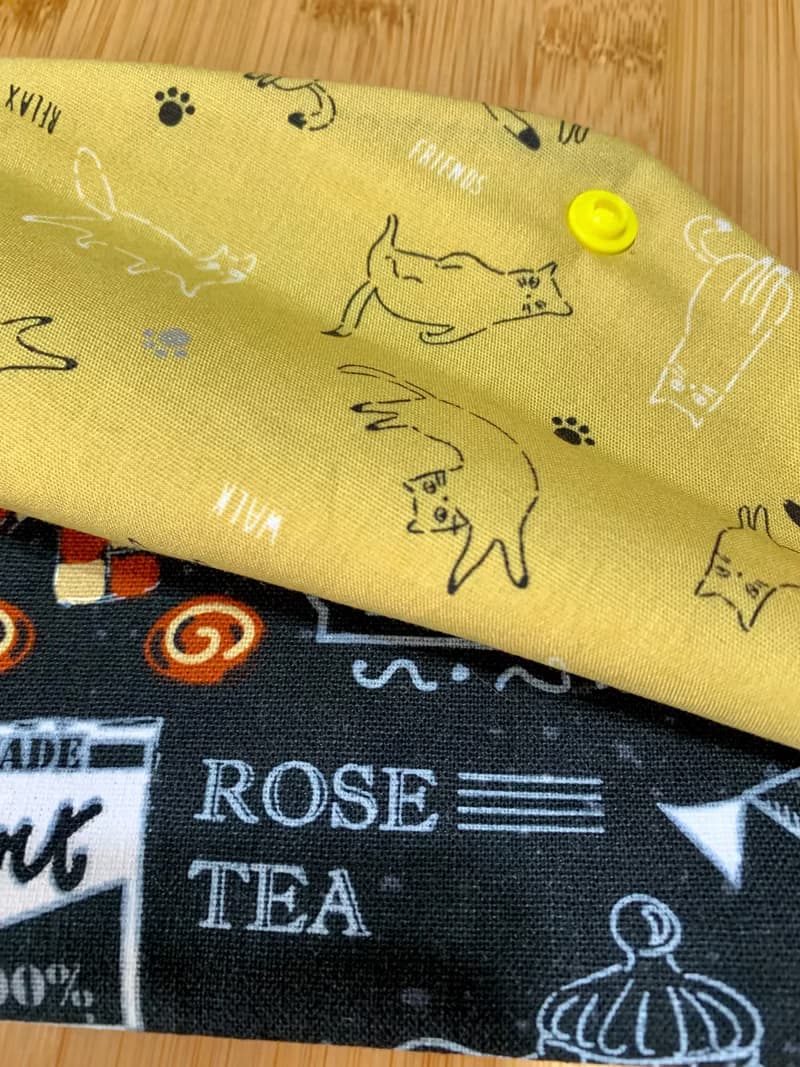 文青風環保純棉筷袋 ~美味關係 沈穩黑 潮物 收納 手作餐具袋 禮