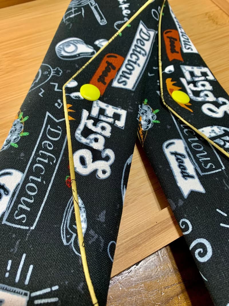 文青風環保純棉筷袋 ~美味關係 沈穩黑 潮物 收納 手作餐具袋 禮