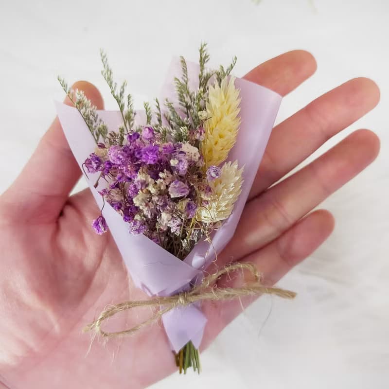 繽紛迷你小花束 |花色隨機搭配| 婚禮 小物 永生花 乾燥花 花束
